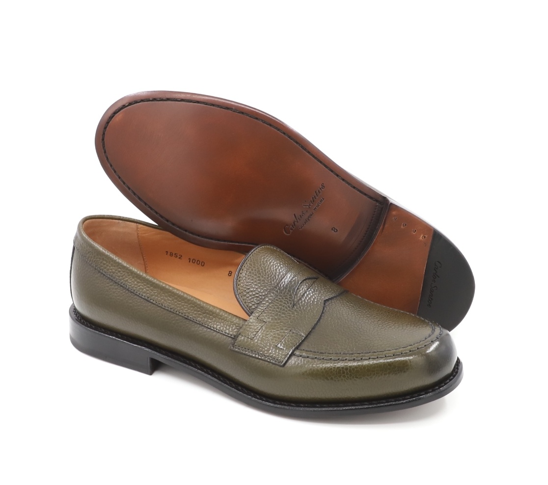 Penny Loafers - Jefferson Grain Daf Kaki